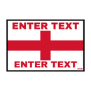 Flag Edition Custom Taxi Door Sign - English Flag - Taxi Products By MOGO with self adhesive or magnetic backing