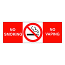 No Smoking Or Vaping Internal Taxi Signage - Taxi and Private hire Products From MOGO