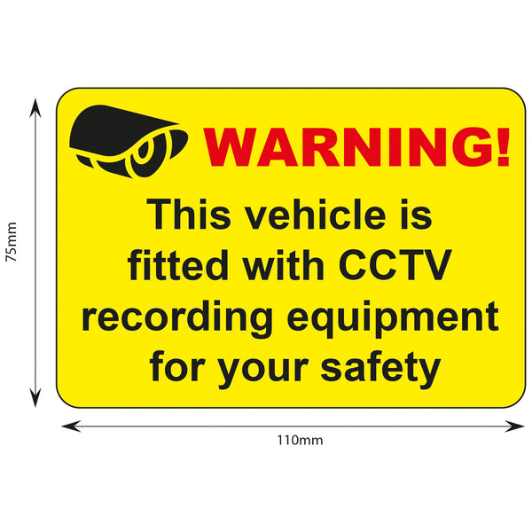 CCTV Monitored Sticker