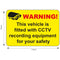 CCTV Monitored Sticker
