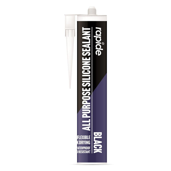 Rapide All Purpose Silicone Sealant – Black, 260ml