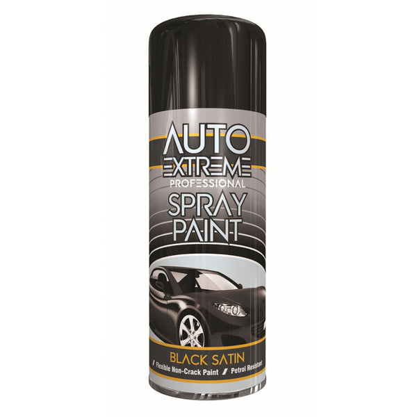 AX BLACK SATIN SPRAY PAINT 400ML