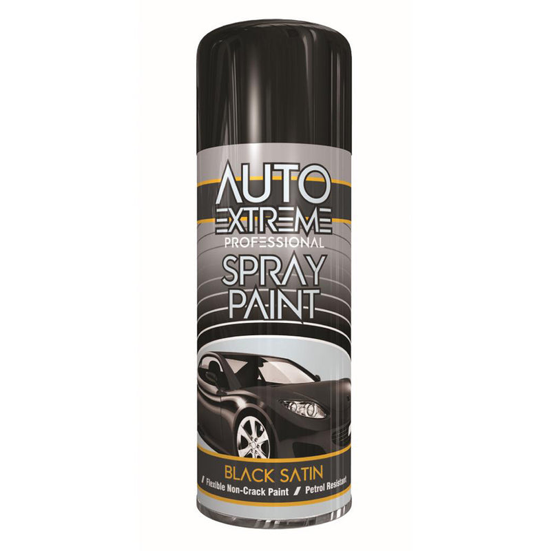 AX BLACK SATIN SPRAY PAINT 400ML