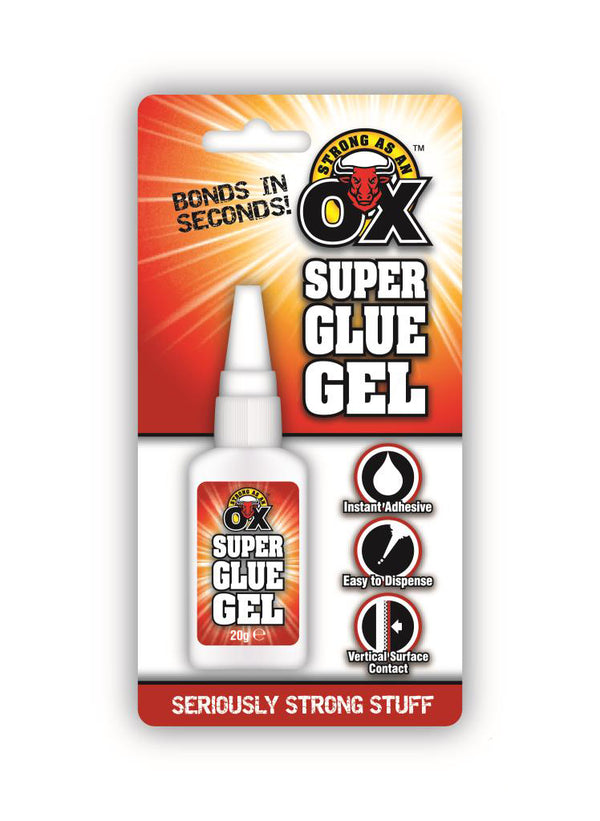 Strong As An Ox Super Glue Gel – 20g