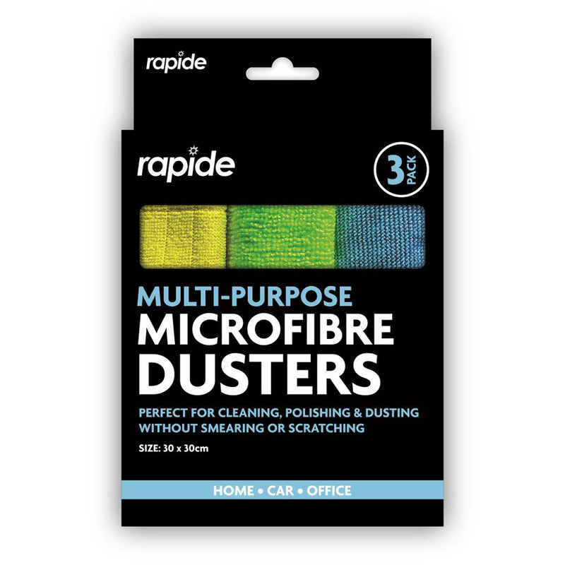 Microfibre Dusters – Boxed 3 Pack