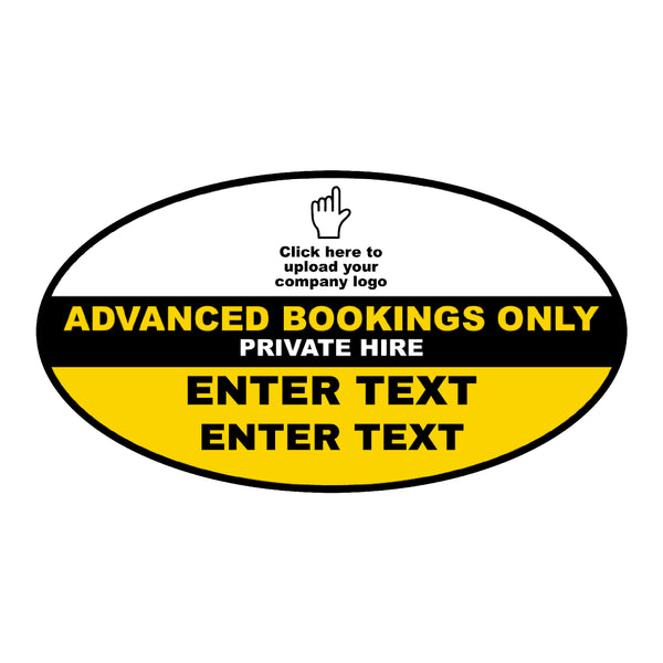 Custom Taxi Door Signs from MOGO - Magnetic Door Sign For Taxi And Private Hire Vehicles
