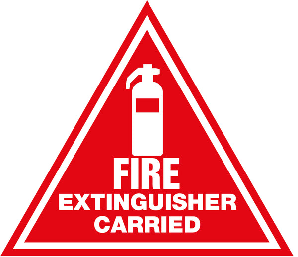 Fire Extinguisher Signage - Taxi and Private Hire Products From MOGO