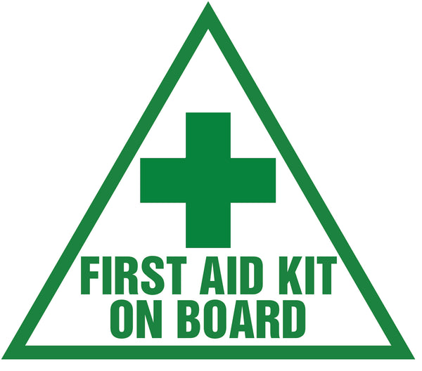 Vehicle Safety First Aid interior signage - Taxi and Private Hire Products From MOGO