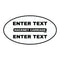 Custom Oval Taxi Door Sign - Standard -  Self Adhesives - Taxi Products By MOGO